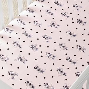 Disney Minnie Mouse - Organic Crib Fitted Sheet